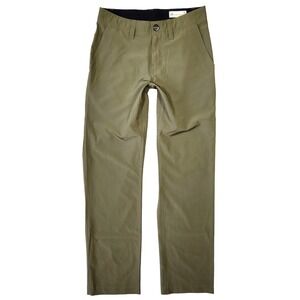 Volcom True To This Pants Men 28 Nylon Olive Green Surf Skater Punk Outdoor Gorp